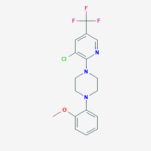 1-[3-Chloro-5-(trifluoromethyl)pyridin-2-yl]-4-(2-methoxyphenyl)piperazine