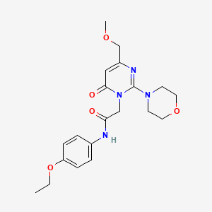 N-(4-ethoxyphenyl)-2-[4-(methoxymethyl)-2-(morpholin-4-yl)-6-oxopyrimidin-1(6H)-yl]acetamide