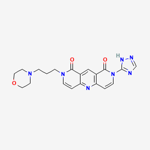 2-(3-morpholinopropyl)-8-(1H-1,2,4-triazol-5-yl)pyrido[4,3-b][1,6]naphthyridine-1,9(2H,8H)-dione