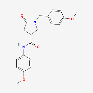 1-(4-methoxybenzyl)-N-(4-methoxyphenyl)-5-oxopyrrolidine-3-carboxamide