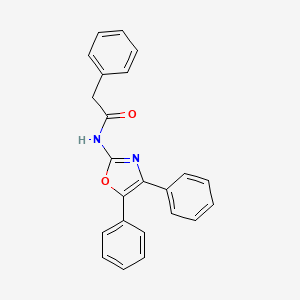 N-(4,5-diphenyl-1,3-oxazol-2-yl)-2-phenylacetamide