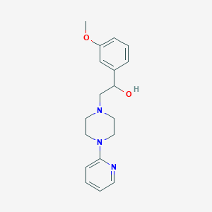 1-(3-Methoxyphenyl)-2-(4-(pyridin-2-yl)piperazin-1-yl)ethanol