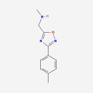 N-methyl-1-[3-(4-methylphenyl)-1,2,4-oxadiazol-5-yl]methanamine