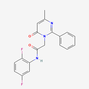 N-(2,5-difluorophenyl)-2-(4-methyl-6-oxo-2-phenylpyrimidin-1(6H)-yl)acetamide