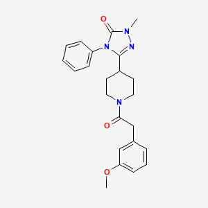 3-(1-(2-(3-methoxyphenyl)acetyl)piperidin-4-yl)-1-methyl-4-phenyl-1H-1,2,4-triazol-5(4H)-one