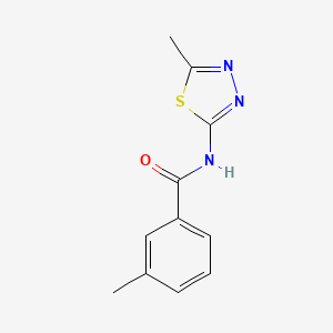 3-methyl-N-(5-methyl-1,3,4-thiadiazol-2-yl)benzamide