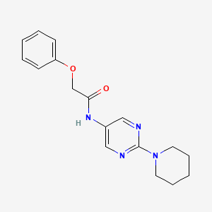 2-Phenoxy-N-[2-(piperidin-1-YL)pyrimidin-5-YL]acetamide