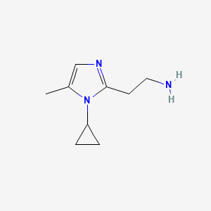 2-(1-Cyclopropyl-5-methyl-1H-imidazol-2-yl)ethanamine