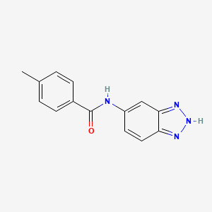 N-(1H-1,2,3-benzotriazol-6-yl)-4-methylbenzamide