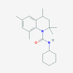 N-cyclohexyl-2,2,4,6,8-pentamethyl-3,4-dihydroquinoline-1(2H)-carboxamide