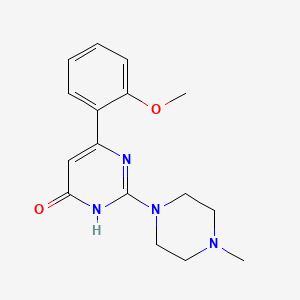 6-(2-Methoxyphenyl)-2-(4-methylpiperazin-1-yl)pyrimidin-4-ol