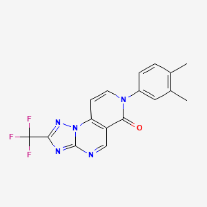 7-(3,4-dimethylphenyl)-2-(trifluoromethyl)pyrido[3,4-e][1,2,4]triazolo[1,5-a]pyrimidin-6(7H)-one