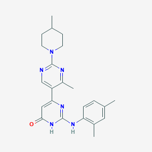 2-[(2,4-Dimethylphenyl)amino]-4'-methyl-2'-(4-methylpiperidin-1-YL)-1,6-dihydro-[4,5'-bipyrimidin]-6-one