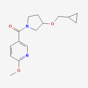 [3-(Cyclopropylmethoxy)-1-pyrrolidinyl](6-methoxy-3-pyridyl)methanone