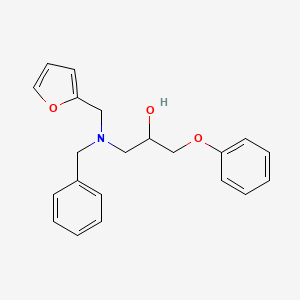 1-[Benzyl(furan-2-ylmethyl)amino]-3-phenoxypropan-2-ol