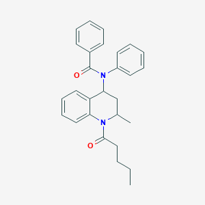 N-(2-Methyl-1-pentanoyl-1,2,3,4-tetrahydro-quinolin-4-yl)-N-phenyl-benzamide