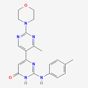 2-morpholin-4-yl-6-(tetrahydrofuran-2-ylmethyl)pyrido[4,3-d]pyrimidin-5(6H)-one