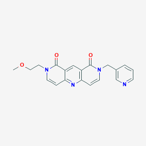 2-(2-methoxyethyl)-8-(3-pyridylmethyl)pyrido[4,3-b][1,6]naphthyridine-1,9(2H,8H)-dione