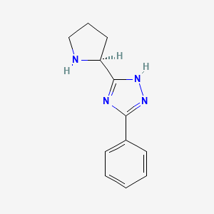 3-Phenyl-5-(pyrrolidin-2-YL)-4H-1,2,4-triazole