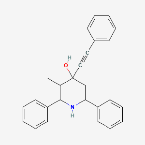 3-Methyl-2,6-diphenyl-4-(phenylethynyl)piperidin-4-ol