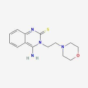 4-Imino-3-(2-morpholinoethyl)-3,4-dihydro-2-quinazolinethiol