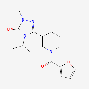 3-(1-(furan-2-carbonyl)piperidin-3-yl)-4-isopropyl-1-methyl-1H-1,2,4-triazol-5(4H)-one