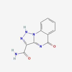 5-Hydroxy[1,2,3]triazolo[1,5-a]quinazoline-3-carboxamide