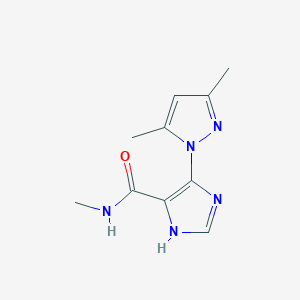 5-(3,5-dimethyl-1H-pyrazol-1-yl)-N-methyl-1H-imidazole-4-carboxamide