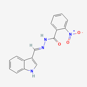 N'-(1H-indol-3-ylmethylene)-2-nitrobenzohydrazide