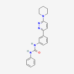 1-Phenyl-3-{3-[6-(piperidin-1-YL)pyridazin-3-YL]phenyl}urea