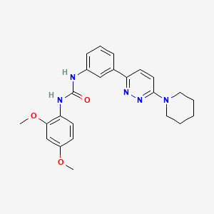 1-(2,4-Dimethoxyphenyl)-3-(3-(6-(piperidin-1-yl)pyridazin-3-yl)phenyl)urea