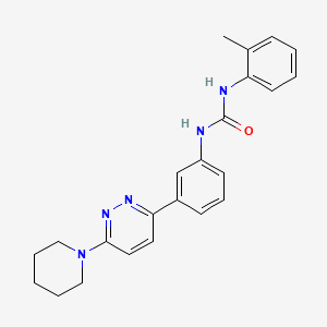 1-(3-(6-(Piperidin-1-yl)pyridazin-3-yl)phenyl)-3-(o-tolyl)urea