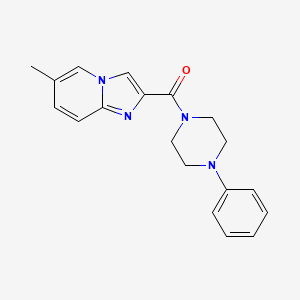 (6-Methylimidazo[1,2-a]pyridin-2-yl)(4-phenylpiperazin-1-yl)methanone