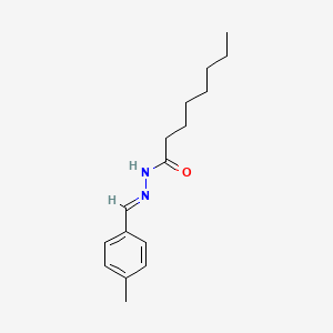 N'-[(E)-(4-methylphenyl)methylidene]octanehydrazide