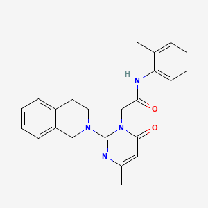 2-[2-(3,4-dihydroisoquinolin-2(1H)-yl)-4-methyl-6-oxopyrimidin-1(6H)-yl]-N-(2,3-dimethylphenyl)acetamide