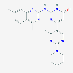 2-[4-(4-methoxyphenyl)piperazin-1-yl]-4'-methyl-2'-piperidin-1-yl-4,5'-bipyrimidin-6(1H)-one