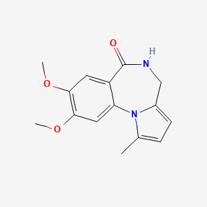 8,9-dimethoxy-1-methyl-4,5-dihydro-6H-pyrrolo[1,2-a][1,4]benzodiazepin-6-one