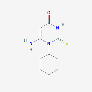 6-amino-1-cyclohexyl-2-thioxo-2,3-dihydropyrimidin-4(1H)-one