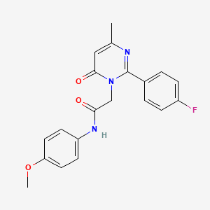 2-[2-(4-fluorophenyl)-4-methyl-6-oxopyrimidin-1(6H)-yl]-N-(4-methoxyphenyl)acetamide