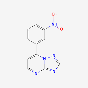 7-(3-Nitrophenyl)[1,2,4]triazolo[1,5-a]pyrimidine