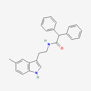 N-[2-(5-methyl-1H-indol-3-yl)ethyl]-2,2-diphenylacetamide