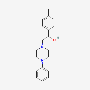 1-(4-Methylphenyl)-2-(4-phenylpiperazin-1-yl)ethanol