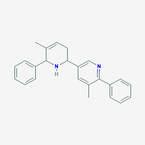 molecular formula C24H24N2 B11193212 5,5'-Dimethyl-6,6'-diphenyl-1,2,3,6-tetrahydro-2,3'-bipyridine 