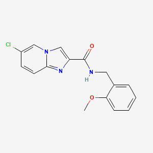 6-chloro-N-(2-methoxybenzyl)imidazo[1,2-a]pyridine-2-carboxamide