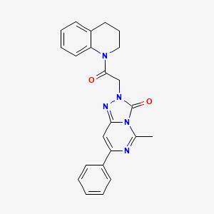 2-[2-(3,4-dihydroquinolin-1(2H)-yl)-2-oxoethyl]-5-methyl-7-phenyl[1,2,4]triazolo[4,3-c]pyrimidin-3(2H)-one