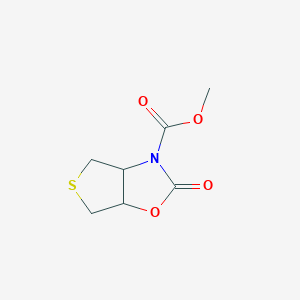 molecular formula C7H9NO4S B11193459 methyl 2-oxotetrahydrothieno[3,4-d][1,3]oxazole-3(2H)-carboxylate 