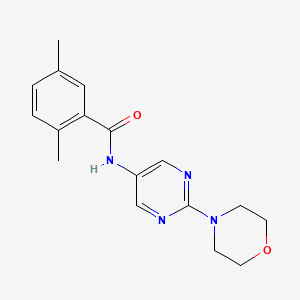 2,5-dimethyl-N-(2-morpholinopyrimidin-5-yl)benzamide