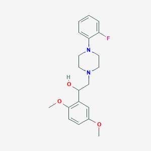 1-(2,5-Dimethoxyphenyl)-2-[4-(2-fluorophenyl)piperazin-1-yl]ethanol