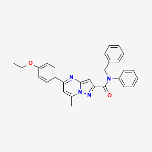 N-benzyl-5-(4-ethoxyphenyl)-7-methyl-N-phenylpyrazolo[1,5-a]pyrimidine-2-carboxamide