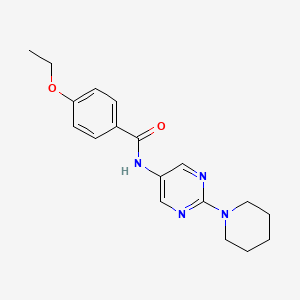 4-Ethoxy-N-[2-(piperidin-1-YL)pyrimidin-5-YL]benzamide